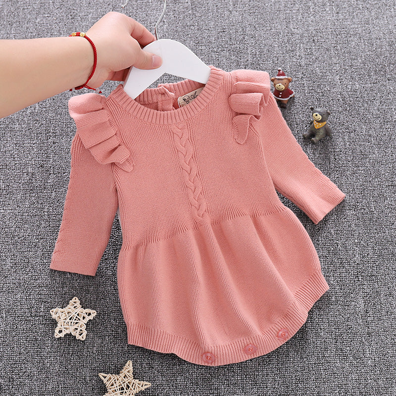 little girl  cotton onesie romper