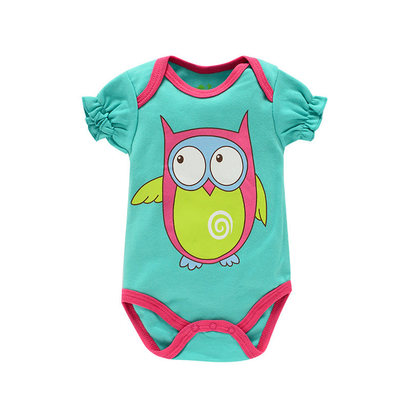 New Baby shortsleeved picture vest