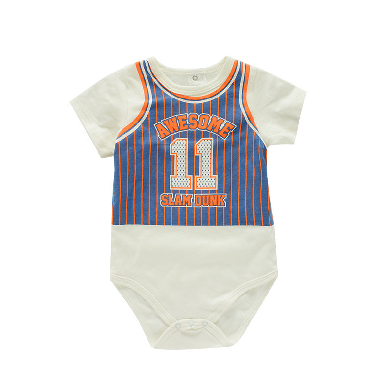 New Baby shortsleeved picture vest