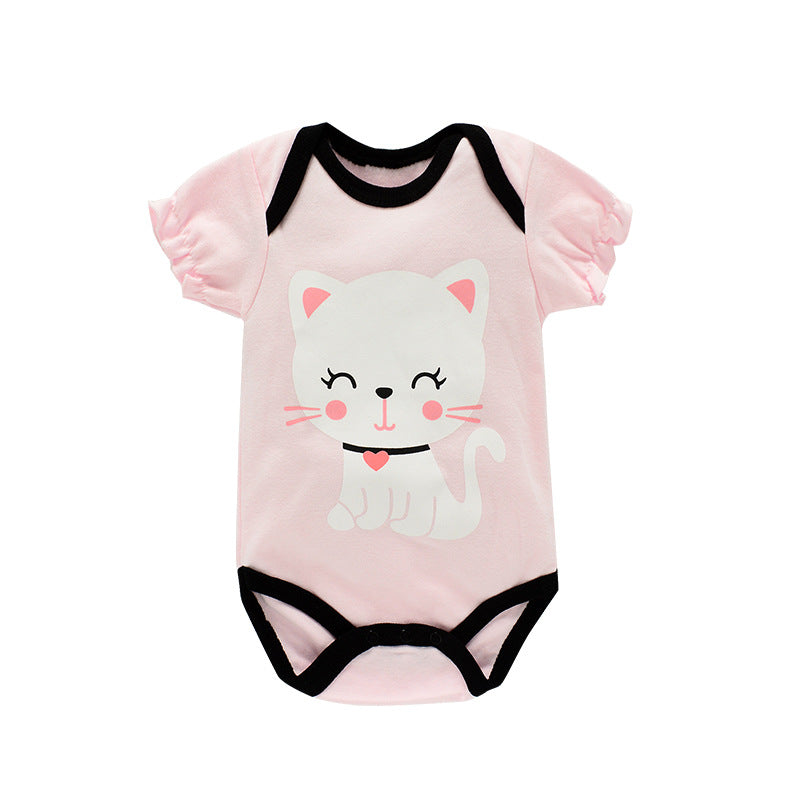 New Baby shortsleeved picture vest