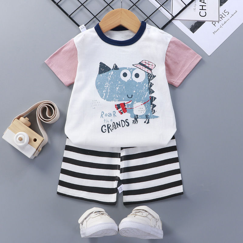 little mans short-sleeved 2 piece