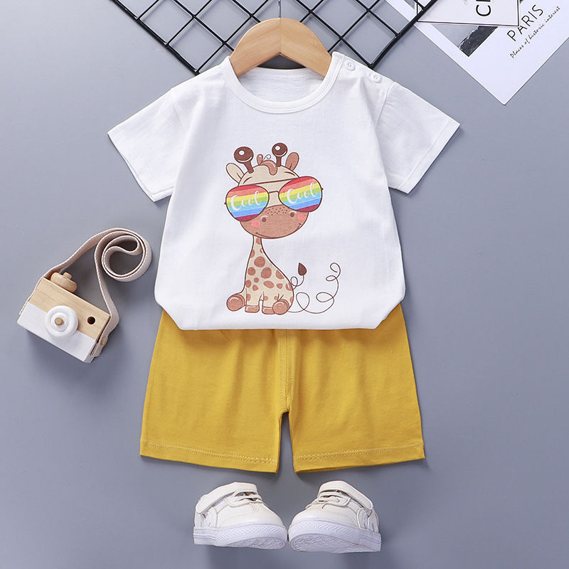 little mans short-sleeved 2 piece