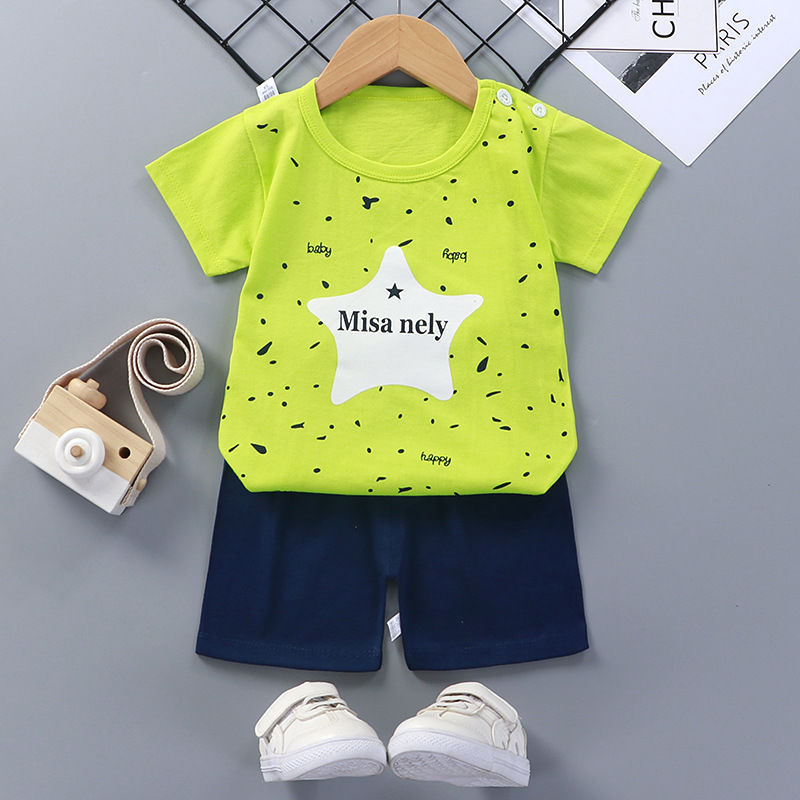 little mans short-sleeved 2 piece