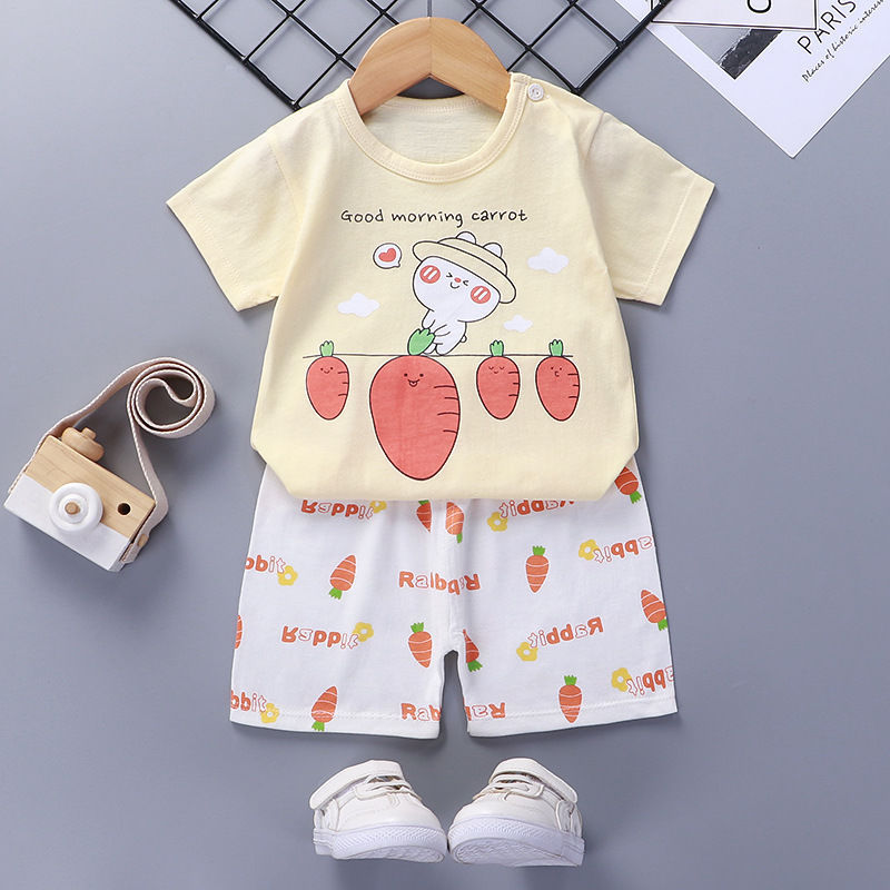 little mans short-sleeved 2 piece