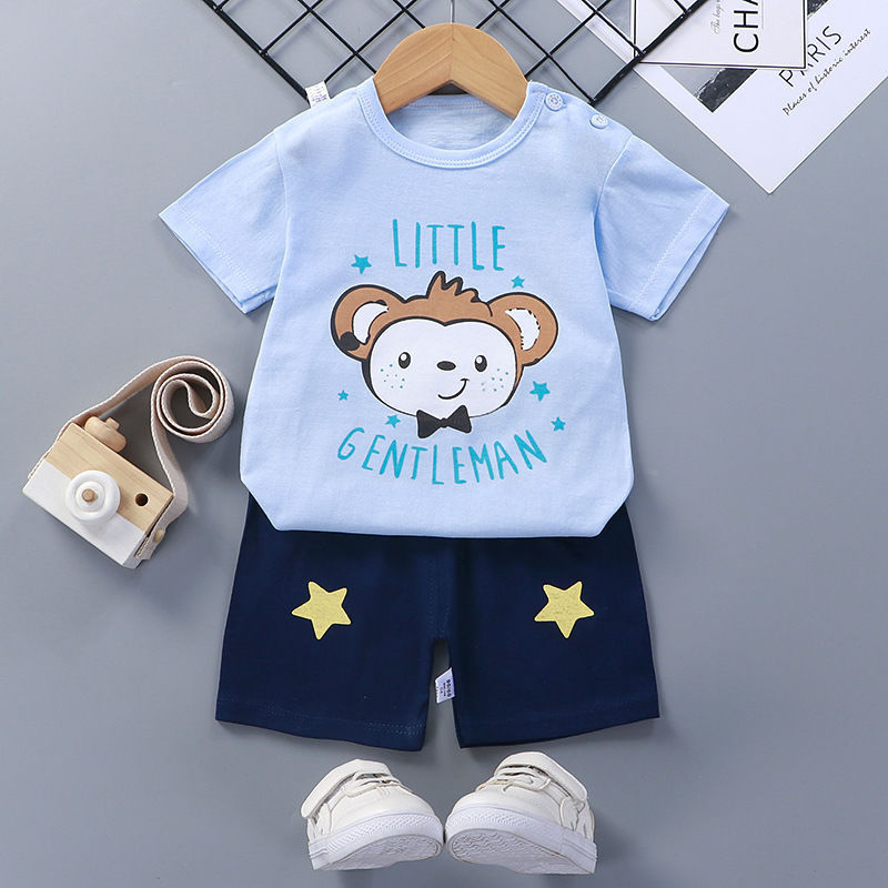 little mans short-sleeved 2 piece