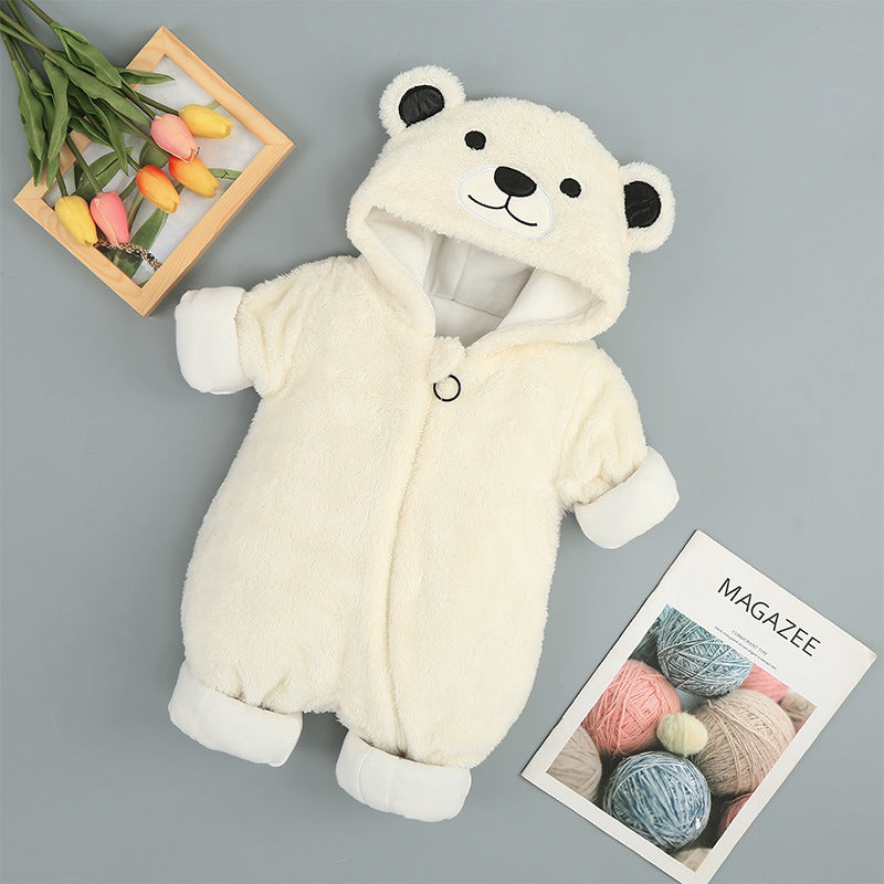 Baby teddy bear romper