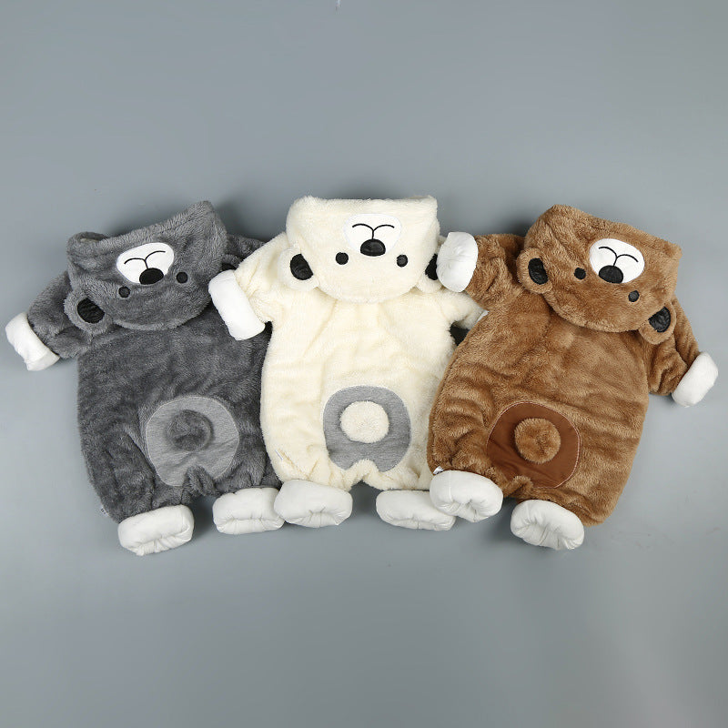 Baby teddy bear romper