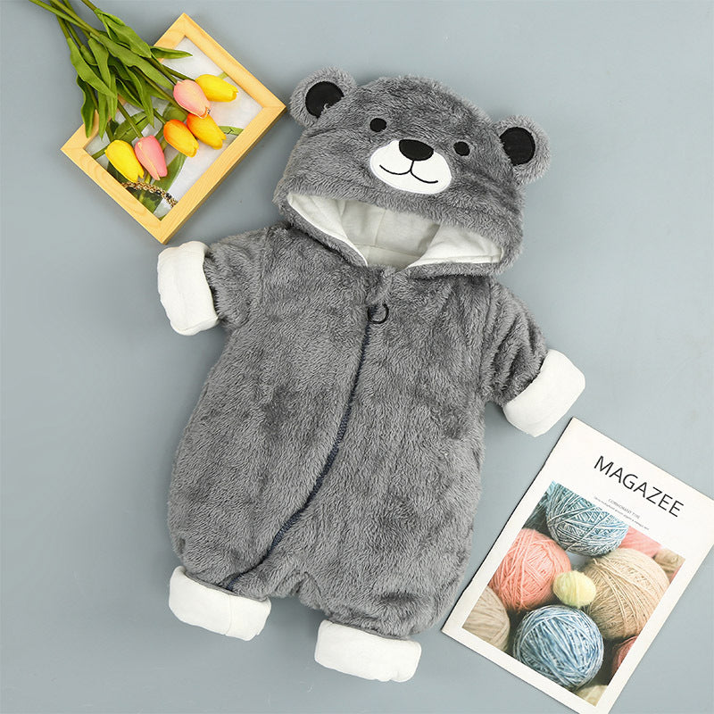 Baby teddy bear romper